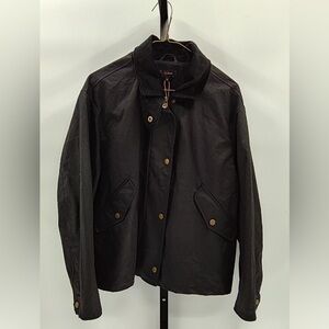 Quince Women Organic Waxed
Cotton Barn Jacket Vintage
Black Outerwear M